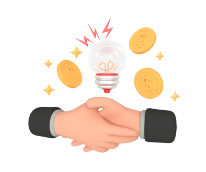 3d illustration of approved idea png