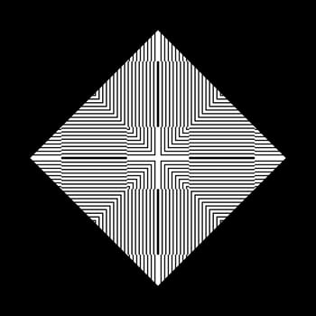 Optical Lines Motif Pattern. Contemporary Decoration for Interior, Exterior, Carpet, Textile, Garment, Cloth, Silk, Tile, Plastic, Paper, Wrapping, Wallpaper, Pillow, Sofa, Background, Ect. Vector