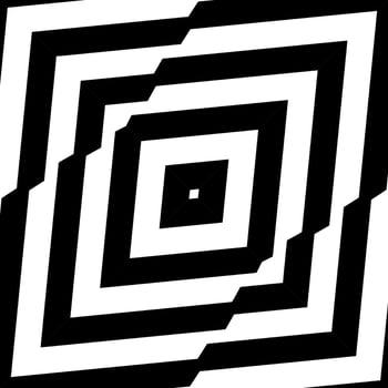 Stripes Lines Motifs Pattern. Optical Illusion Decoration for Interior, Exterior, Carpet, Textile, Garment, Cloth, Silk, Tile, Plastic, Paper, Wrapping, Wallpaper, Pillow, Sofa, or Background. Vector