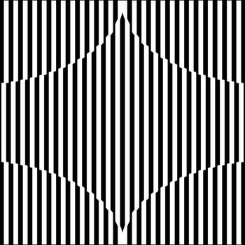 Stripes Lines Motifs Pattern. Optical Illusion Decoration for Interior, Exterior, Carpet, Textile, Garment, Cloth, Silk, Tile, Plastic, Paper, Wrapping, Wallpaper, Pillow, Sofa, or Background. Vector