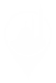 Mosque Location Silhouette for Icon, Symbol, Apps, Website, Logo, or Graphic Design Element. Format PNG