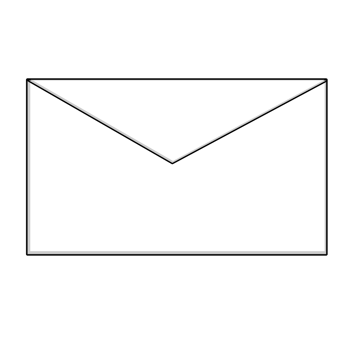 white envelope simple png