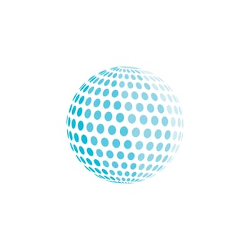 Globe technology ilustration vector