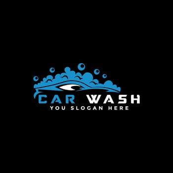 Car wash logo design vector template, Car Wash Logo, Cleaning Car, Wash and Service Vector Logo Design.