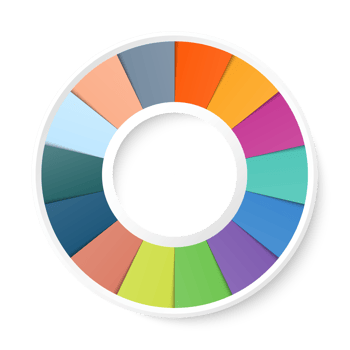 Infographic with 14 steps, process or options. png