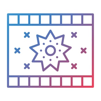 Special Effects Line Gradient Icon vector