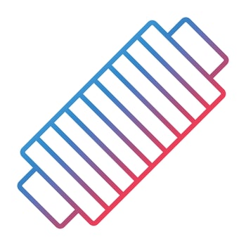 Thread Line Gradient Icon vector