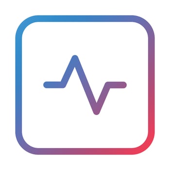 Activity Line Gradient Icon vector