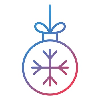 Ornaments Line Gradient Icon vector