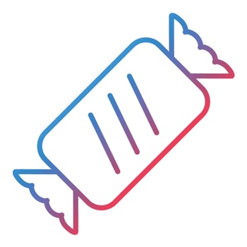 Candies Line Gradient Icon vector