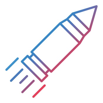 Bullet Line Gradient Icon vector