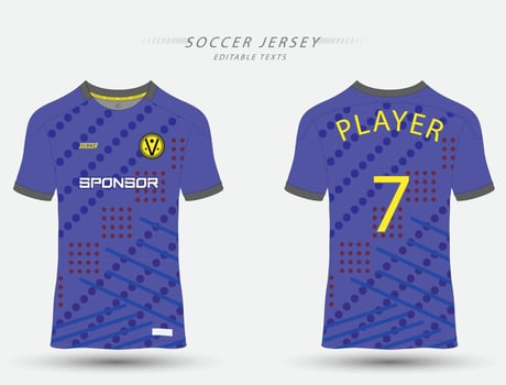 Best vector soccer jersey template sport t shirt design