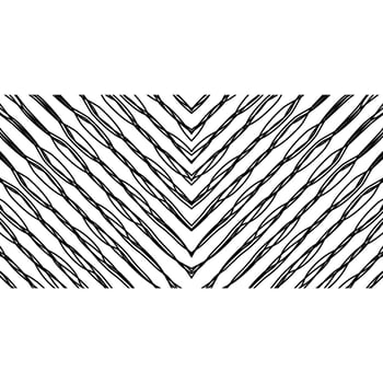 Artistic Abstract Lines Motifs Pattern for Decoration, Background, Ornate or Graphic Design Element. Vector Illustration