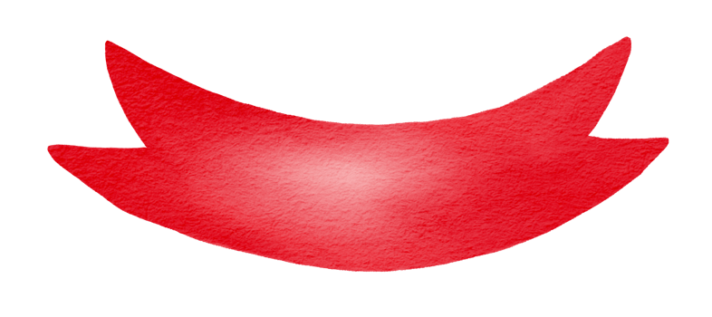 Watercolor ribbon red. png
