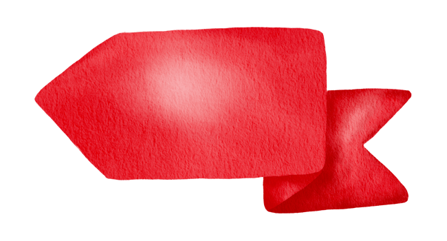 Watercolor ribbon red. png