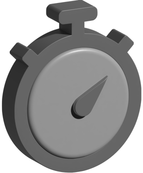 3d illustration of stopwatch png