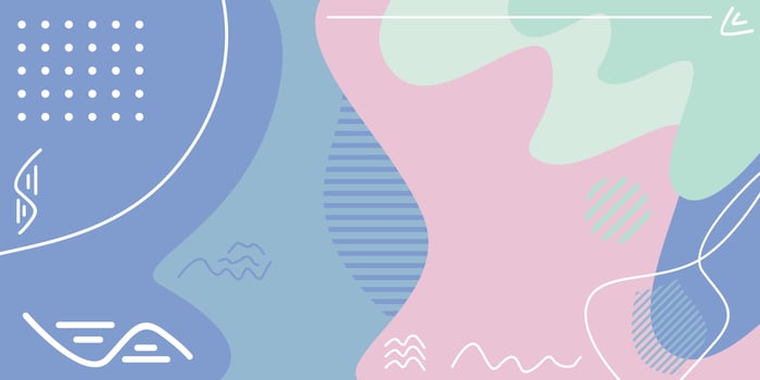 Cute banner background, with pastel colour vector