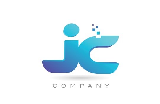 JC alphabet letter logo icon combination design. Creative template for business and company vector