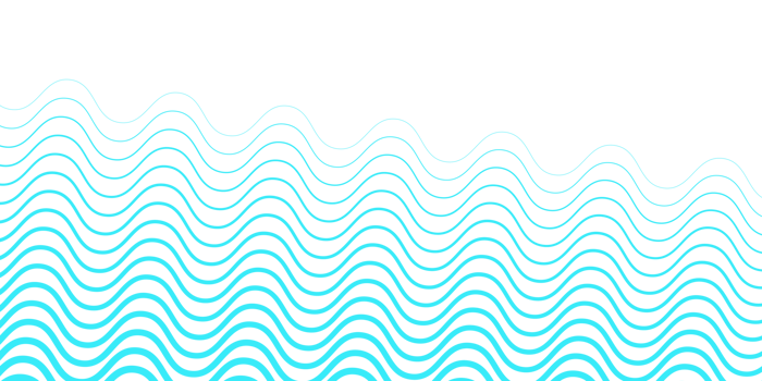 Wave lines smooth flowing dynamic green gradient isolated on transparent background png