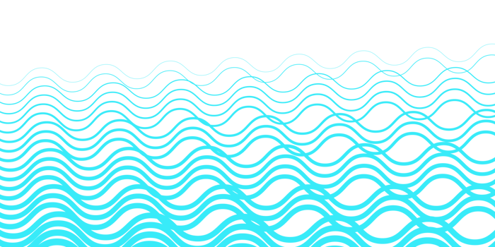 Wave lines smooth flowing dynamic green gradient isolated on transparent background png