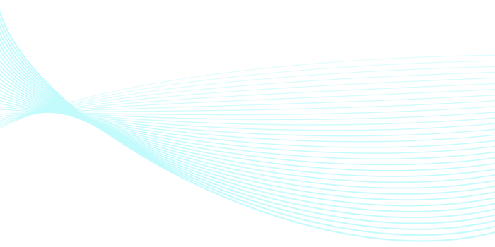 Wave lines smooth flowing dynamic green gradient isolated on transparent background png