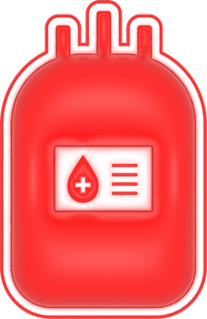Blood pack 3D symbol, Blood transfusion, Blood bag icon, Blood Donation and World Blood Donor Day 3D rendering png