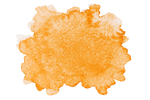 Cutout orange watercolor and paper texture background. png