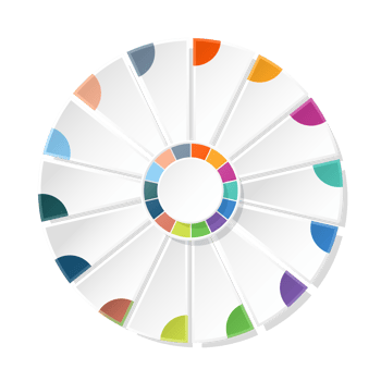 Infographic with 14 steps, process or options. png