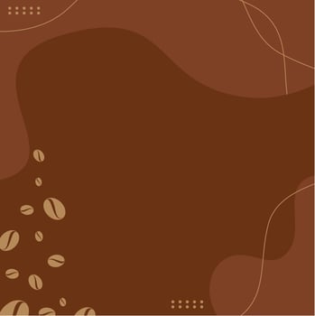 Chocolate coffee aesthetic background vector
