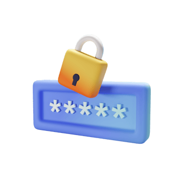 Password Lock 3D Icon png