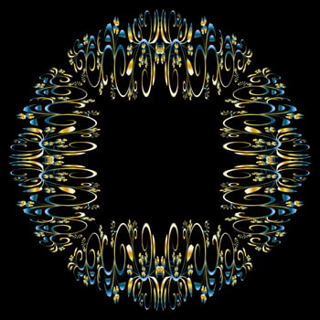 Decorative frames, Retro ornamental frame, Vintage rectangle ornaments and ornate border vector