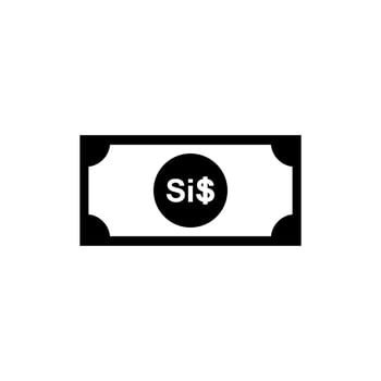 Solomon Islands Currency, Solomon Islands Dollar, SBD Sign. Vector Illustration