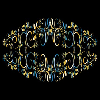 Decorative frames, Retro ornamental frame, Vintage rectangle ornaments and ornate border vector