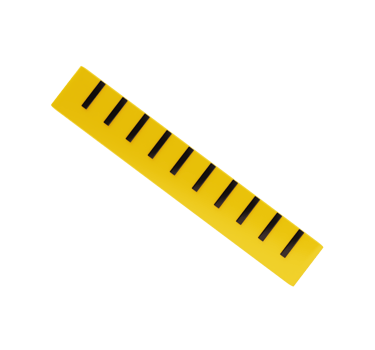 Ruler sign or symbol engineer tools construction element 3d icon mockup illustration png