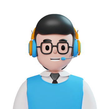 3d Male Customer Call Service  Portrait png
