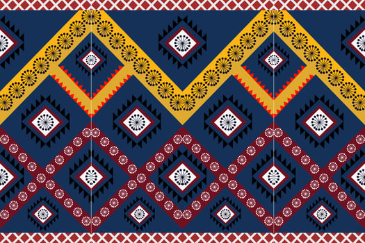 ethnic geometric seamless pattern vector. African Arab American Aztec motif pattern. vector elements designed for background, wallpaper, print, wrapping,tile, fabric patern. vector pattern.