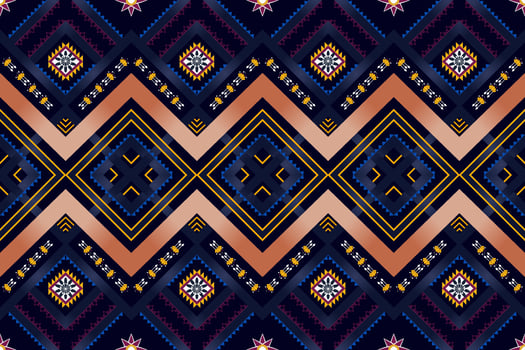 ethnic geometric seamless pattern vector. African Arab American Aztec motif pattern. vector elements designed for background, wallpaper, print, wrapping,tile, fabric patern. vector pattern.