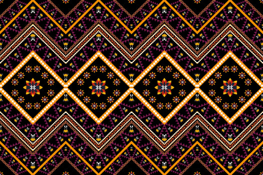 ethnic geometric seamless pattern vector. African Arab American Aztec motif pattern. vector elements designed for background, wallpaper, print, wrapping,tile, fabric patern. vector pattern.