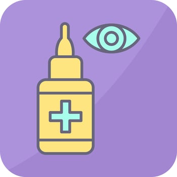 Eye Drop Vector Icon