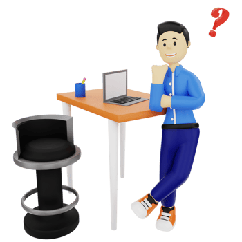 3d businessman character confuse png