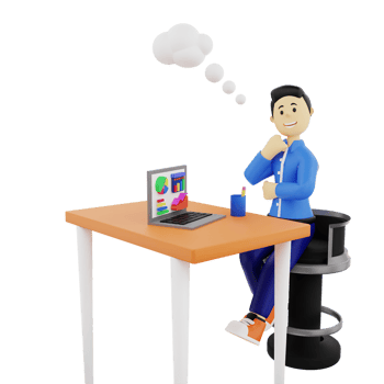 3d businessman character think png