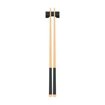 Chopsticks vector. chopsticks white background. wallpaper. free space for text. copy space. vector