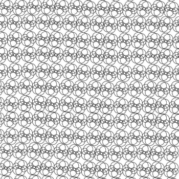 Cute Bubbles Pattern Wallpaper Design vector