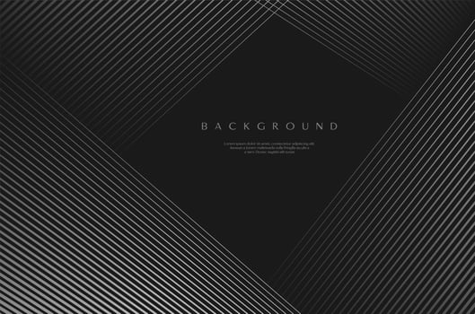 Modern greyscale motion line abstract background. Digital dynamic lines design vector