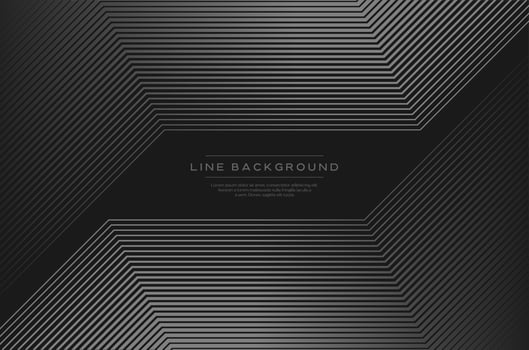 Grayscale modern straight blend line abstract background. Technology line vector. vector