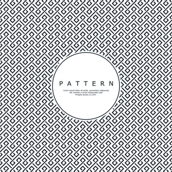 Minimalist ornament line abstract pattern. Simple decorative line pattern design. vector