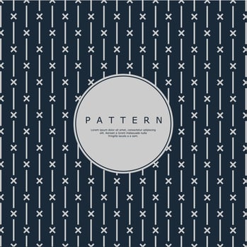 Minimalist vertical line x abstract pattern design. Geometric stripe pattern vector. vector