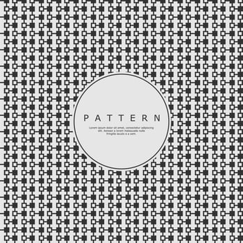 Connection line square technology abstract pattern design. Digital box pattern vector