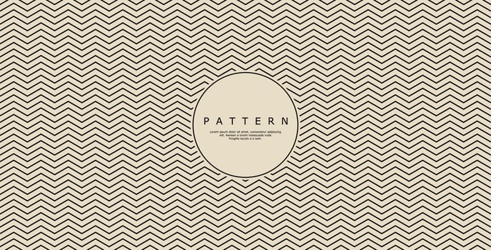Zig zag straight wave abstract pattern design. Geometric arrow pattern vector