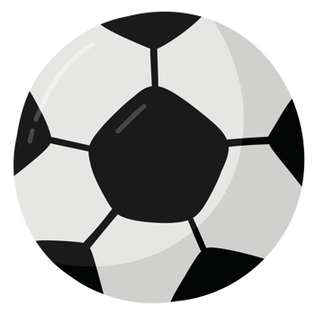 Soccer ball cartoon icon png